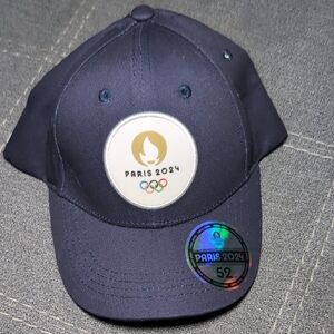 Paris 2024 Official Olympics Blue Hat NWOT Cap Adjustable